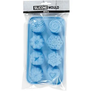 Creativ Company Moule Silicone Loisirs Créatifs – Petits Gâteaux – 8 Motifs 7
