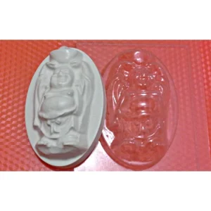 Czech Beads Exclusive Moule 1pc Bouddha Bouddhiste Zen Yoga De L’Esprit En Plastique Fabrication De Savon De Cire Chocolat Gypse 6