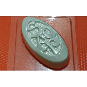 Czech Beads Exclusive Moule 1pc Simple Savon Ovale Géométriques En Plastique Fabrication De Savon De Cire Chocolat Gypse Fromage 6