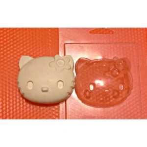 Czech Beads Exclusive Moule 1pc Hello Kitty Cat 2 Animaux Pet En Plastique Fabrication De Savon De Cire Chocolat Gypse Fromage C 6