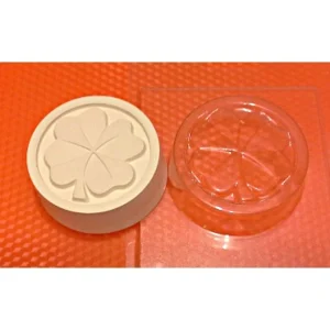Czech Beads Exclusive Moule 1pc Trèfle Trèfle De La Chance Shamrock En Plastique Fabrication De Savon De Cire Chocolat Gypse Fro 6