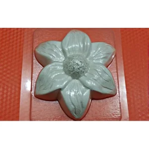 Czech Beads Exclusive Moule 1pc Dahlia Fleur En Plastique Fabrication De Savon De Cire Chocolat Gypse Fromage Cookies Gélatine D 6