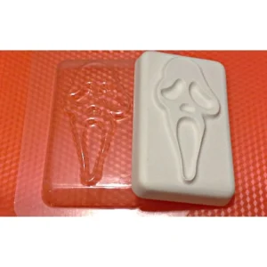 Czech Beads Exclusive Moule 1pc Crier Masque D’Halloween Film Plastique Fabrication De Savon De Cire Chocolat Gypse Fromage Cook 6
