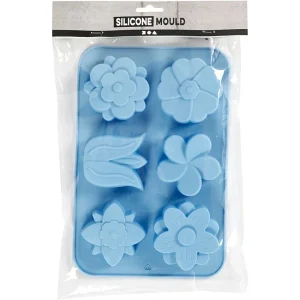 Creativ Company Moule Silicone Loisirs Créatifs – Fleurs – 6 Motifs 7