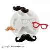 Perlesmania 1 MINI MOULE EN SILICONE MOUSTACHES CREATIONS FIMO SCULPEY CERNIT Ref 284432 5