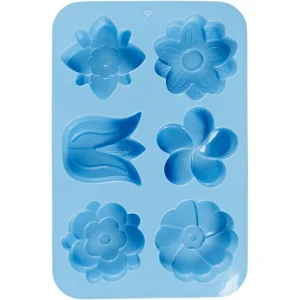 Creativ Company Moule Silicone Loisirs Créatifs – Fleurs – 6 Motifs 9