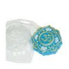 Czech Beads Exclusive Moule 1pc Ohm Symbole Ornement Indien Mandala Yoga De L’Esprit En Plastique De Savon La Fabrication Du Cho 5