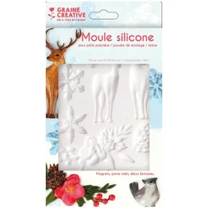 Graine Créative Moule Silicone – Hiver – 20 X 13 Cm 9