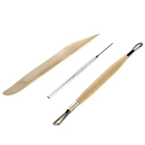 Lealoo® Kit Moulage Set De 8 Outils De Modelage Et De Poterie, Accessoires En Bois Pour L’argile, Terre Cuite Etc 10