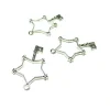 Perlesmania Moule 4 Breloques Pendentifs SCEPTRE ETOILE CLE Argent Platine 43mm Pour Créations En Résine Et Fimo H509P 5