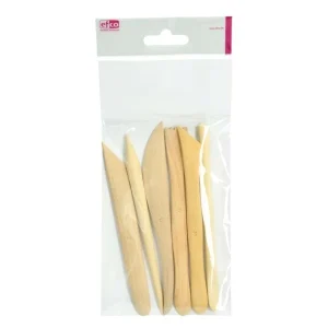 Artif Kit Moulage Set De 6 ébauchoirs En Bois, 15 Cm, Pour Modelage D’argile, Pâte à Modeler, Terre Cuite 7