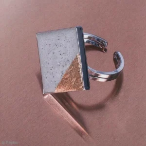 Rayher Kit Moulage Moule à Bijoux Losange Pour Béton, Pendentif En Caoutchouc Flexible, 3,9 Cm, Remplissage 7 Mm 12