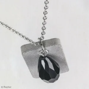 Rayher Kit Moulage Moule à Bijoux Rectangle Pour Béton, Pendentif En Caoutchouc Flexible, 3,9 Cm, Remplissage 7 Mm 12