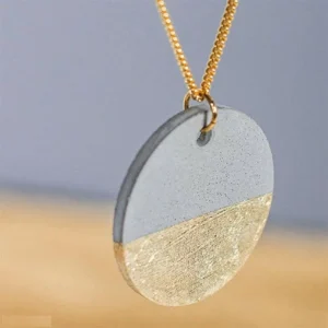 Rayher Kit Moulage Moule à Bijoux Rond Pour Béton, Pendentif En Caoutchouc Flexible, Diam. 3,9 Cm, Remplissage 7 Mm 10