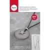 Rayher Kit Moulage Kit De Réalisation De Bijoux En Béton Créatif, 50g De Béton, 1 Moule, Lanière Cuir Et Breloque étoil 13