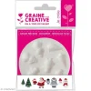 Graine Créative Moule Fimo Mini Moule Silicone Souple DTM – Noël – 8 Formes 8