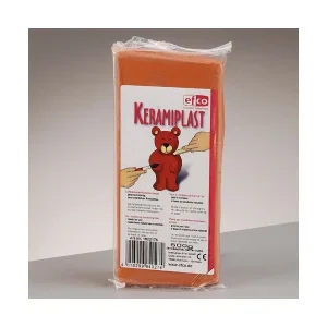 Efco Kit Moulage Pâte à Modeler Couleur Terre Cuite, Séchant à L’air, Keramiplast 500 G 9