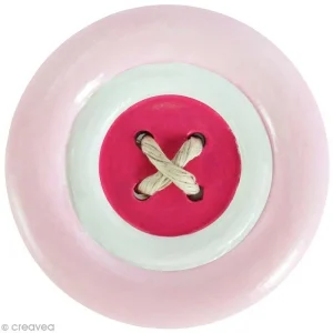 Graine Créative Moule Fimo Mini Moule Silicone – Bouton – 5 Cm – 1 Forme 6