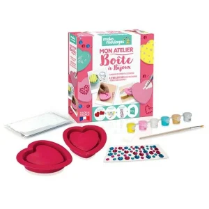 Mako Creations Moulage Enfant Coffret Moulage En Plâtre – Mon Atelier – Boîte à Bijoux – 1 Pce 10