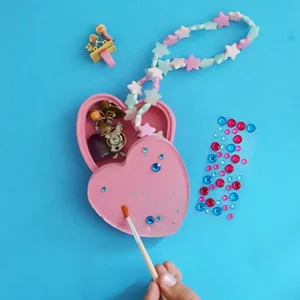 Mako Creations Moulage Enfant Coffret Moulage En Plâtre – Mon Atelier – Boîte à Bijoux – 1 Pce 12