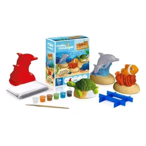 Mako Creations Moulage Enfant Coffret Moulages En Plâtre – Cap Sur La Mer – 3 Moules 9