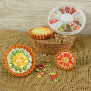Moule Fimo Mini Moule Silicone Souple DTM – Fond De Tarte – 2 Formes 9