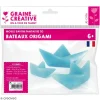 Graine Créative Moule Savon Moule à Savons Fantaisie – Bâteau Origami – 3 Pcs 8