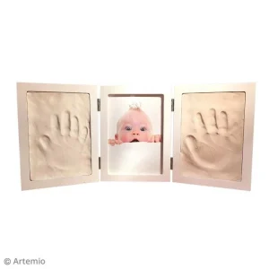 Artemio Cadre Empreinte Bébé Et Photo – 43,5 X 19,5 Cm 6