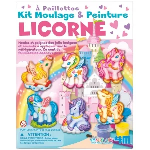 4M Moulage Enfant Kit Moulage – Magnets Licorne – 6 Pcs 12