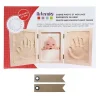 Youdoit Kit Moulage Empreinte De Bébé + 20 étiquettes Kraft Fanion 7
