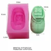 Czech Beads Exclusive 1pc Chaussure W Cadeau Noël 3D Silicone Savon Moule Argile Gypse Moule Uv Résine Cire Bougie Chocola 5