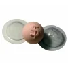 Czech Beads Exclusive 1pc 2 Pièces Dollar 60mm Sphère Ronde Bombée Moule De Fabrication De Bombe De Bain En Plastique, Mou 7