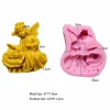 Czech Beads Exclusive 1pc Ange Et Enfant Endormi 3D Silicone Savon Moule Argile Gypse Moule Uv Résine Cire Bougie Chocolat 7