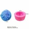 Czech Beads Exclusive 1pc Père Noël Noël 3D Silicone Savon Moule Argile Gypse Moule Uv Résine Cire Bougie Chocolat Gâteau 10