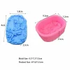 Czech Beads Exclusive 1pc Fée Fille Lutin Papillon 3D Silicone Savon Moule Argile Gypse Moule Uv Résine Cire Bougie Chocol 8
