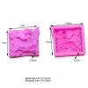 Czech Beads Exclusive 1pc Fée Fille Papillon Lutin 3D Silicone Savon Moule Argile Gypse Moule Uv Résine Cire Bougie Chocol 7