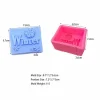 Czech Beads Exclusive 1 Pc Hiver Noël 3d Silicone Noël Savon Moule Argile Gypse Moule Uv Résine Cire Bougie Chocolat Gâtea 10