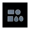 Perlesmania PS110117920 PAX 1 Set De 5 Moules En Silicone Pour Creation Fimo Cernit Et Inclusion Resine 8