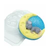 Czech Beads Exclusive Moule 1pc Fromage De La Souris La Souris Croissant-Demi-Lune Noël, Noël, Ornement En Plastique De Savon La 5