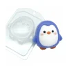 Czech Beads Exclusive Moule 1pc Dessins Kawaii Bébé Animaux Pingouin Dessins Animés Animaux En Plastique De Savon La Fabrication 7