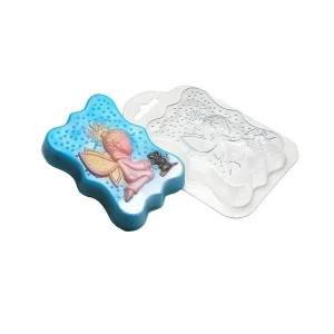 Czech Beads Exclusive 1pc Elf Et De La Souris Conte De Fée En Plastique De Savon La Fabrication Du Chocolat De Gypse Moule 6