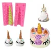 Czech Beads Exclusive Moule Corne De Licorne Cheval Magique, 3D En Silicone De Chocolat Savon Gâteau, Fondant Gâteau, L’Argile D 11