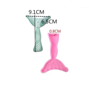 Czech Beads Exclusive Moule Sirène à Queue De Poisson Marin De La Mer, De La 3D En Silicone De Chocolat Savon Gâteau, Fondant Gâ 6