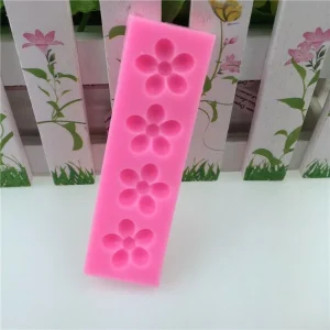 Czech Beads Exclusive Moule 4 Dessin Animé De Fleurs, De 3D En Silicone De Chocolat Savon Gâteau, Fondant Gâteau, L’Argile De Ré 13