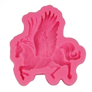 Czech Beads Exclusive Moule Pegasus Magie Flying Horse Animal, 3D En Silicone De Chocolat Savon Gâteau, Fondant Gâteau, L’Argile 7