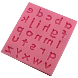 Czech Beads Exclusive Moule Alphabet De Bande Dessinée Petite Lettre Kid Anniversaire, 3D En Silicone De Chocolat Savon Gâteau, 8