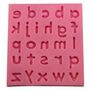 Czech Beads Exclusive Moule Alphabet De Bande Dessinée Petite Lettre Kid Anniversaire, 3D En Silicone De Chocolat Savon Gâteau, 12
