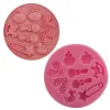 Czech Beads Exclusive Moule Bébé Jumeaux Jouet De Bricolage, 3D En Silicone De Chocolat Savon Gâteau, Fondant Gâteau, L’Argile D 17
