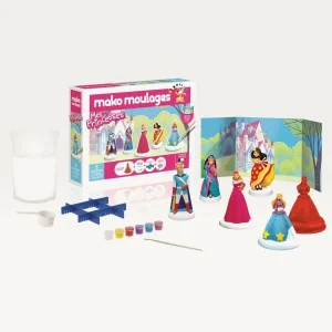 Mako Creations Moulage Enfant Coffret Moulage En Plâtre – Mes Princesses – 5 Pcs 8