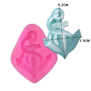 Czech Beads Exclusive Moule Ancre De Marin Par Les Navires De La Mer, De La 3D En Silicone De Chocolat Savon Gâteau, Fondant Gât 11